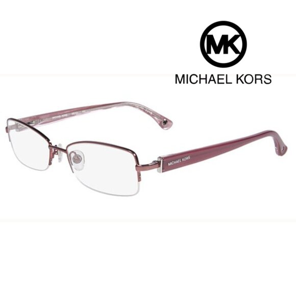 Michael Kors Women’s MK312 655 Pink Optical/Prescription Eyeglasses Frame - Picture 1 of 16